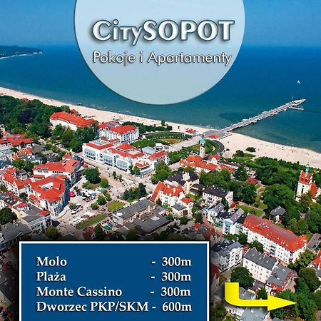 Citysopot-Centrum-Dabrowskiego Sopot Exterior foto