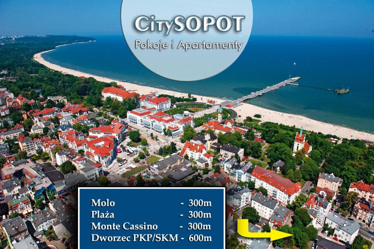 Citysopot-Centrum-Dabrowskiego Sopot Exterior foto